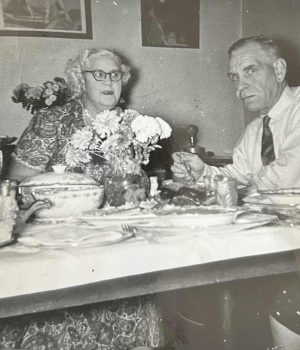 Thomas Lorimer and woman